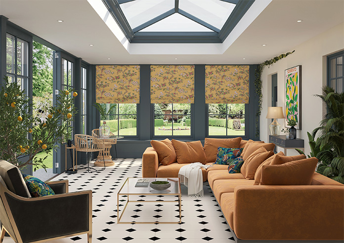 Orientalis, Saffron - Roman Blind - Image 8